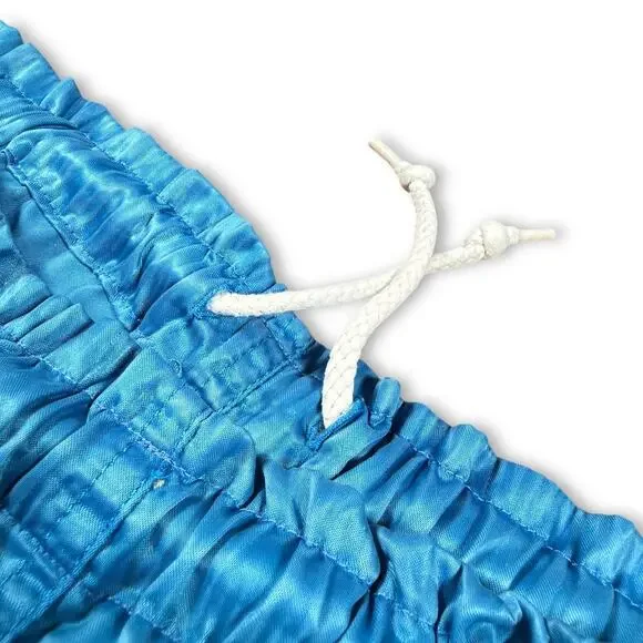 Vintage Nike Shorts OG Big Swoosh 90s Blue Windbreaker Running XS 26 - Picture 10 of 10